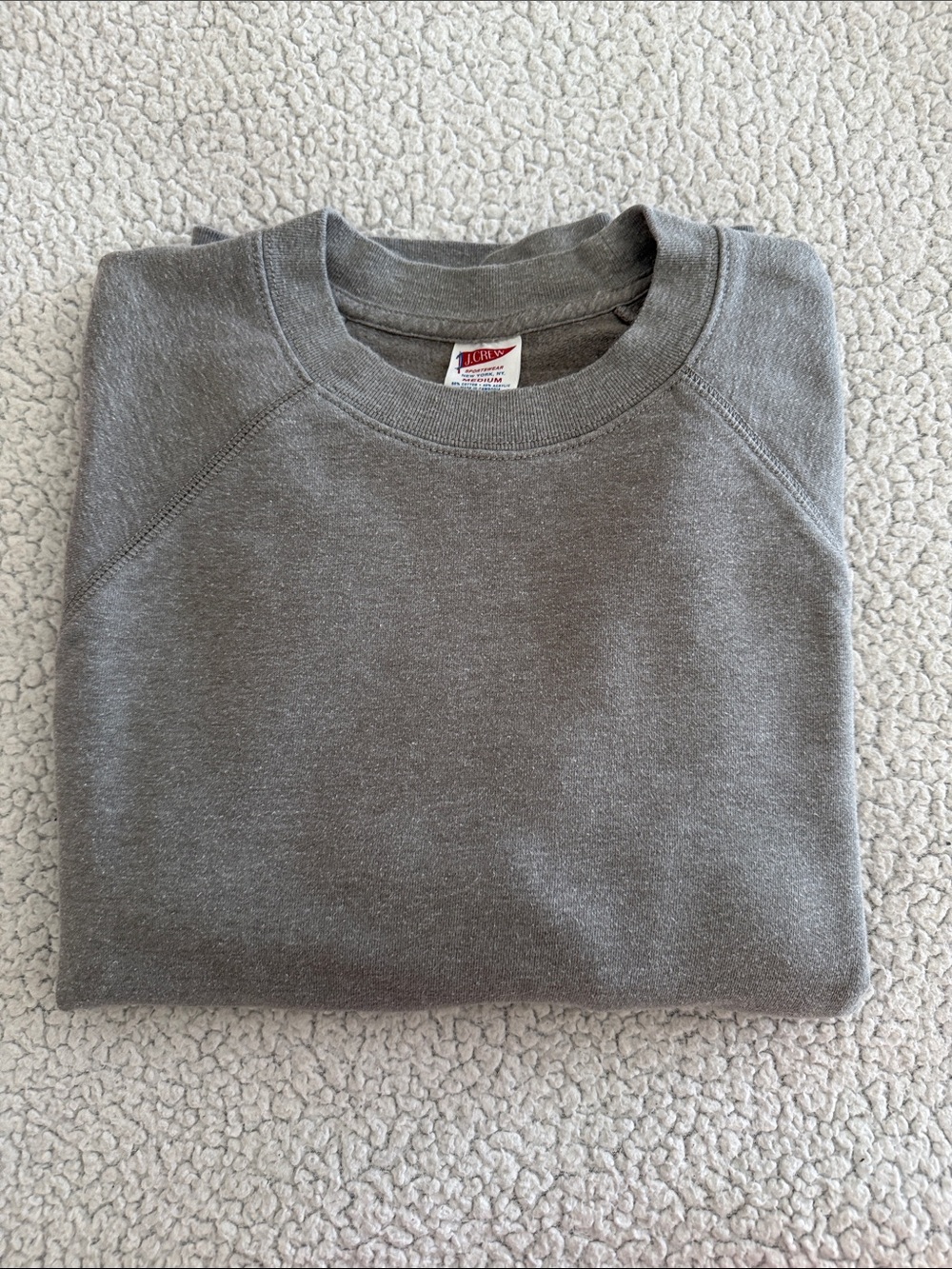 J.Crew Sportswear Men's Crewneck Sweatshirt - Gray